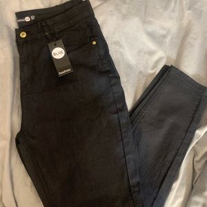 black skinny jeans boohoo